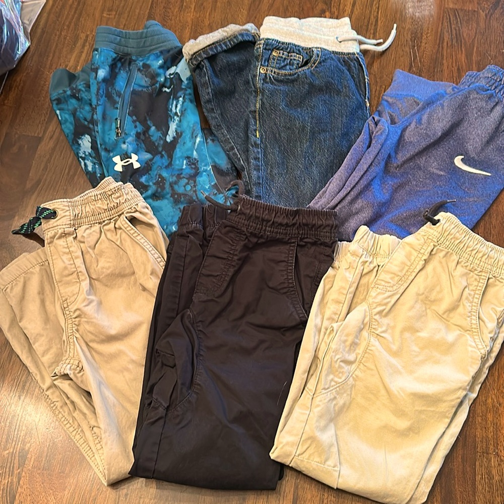 Bundle of 6 Boys Pants, size 6/7